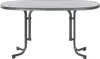 Tisch 252/G 140 x 90 cm grau Gestell aus Stahl in Produktbild-Vorschau 6