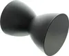 Design Beistelltisch / Hocker Sanduhr Metall schwarz Produktbild-Vorschau 3