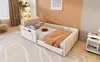 Gestoffeerd bed 90x200 cm, met LED-verlichting, met Productafbeelding-voorbeeld 12