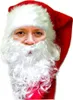 A close-up of a person wearing a Santa Claus hat and beard. Anteprima dell’immagine prodotto