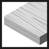 An isometric view of a gray wooden plank with visible wood grain. Voir les images du produit