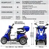 Rolektro, E-Quad 25, Blau, 60V-20Ah Bleigel Akkus, 1000 Produktbild-Vorschau 9