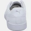 The back view of a white Puma Smash V2 L sneaker. Produktbild-Vorschau