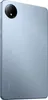 The back of a light blue smartphone is shown at an angle. Produktbild-Vorschau
