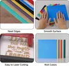 sada 8 kusů 3mm barevné překližky 30x30 cm - bez laku, Náhled obrázku produktu 5