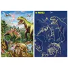 Dino Puzzle Spielzeug Neon Dinosaurier 100 Teile Glow in Produktbild-Vorschau 4