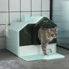 PawHut Kuweta dla kota z pokrywą Kuweta dla kota z tacką i Podgląd zdjęcia produktu 2