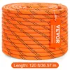 A coiled orange rope with black diamond patterns, with a VEVOR brand tag attached. Anteprima dell’immagine prodotto