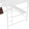 Letto a soppalco Sweiko 140x200cm, con luce d'ambiente, Anteprima dell’immagine prodotto 9