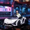 HOMCOM Kinderfahrzeug 12V 2 Fahrmodi Lamborghini SIAN Produktbild-Vorschau 2