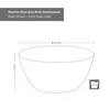 Reactive Glaze Grey Black 6er Set Dessert-Schale 450ml Produktbild-Vorschau 5