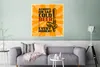 MuchoWow® Poster Mannshöhle - Bier - Orange - Vintage 75x75 Produktbild-Vorschau 5