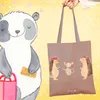 Mr. & Mrs. Panda Tote Bag Igel Seilhüpfen - Braun Pastell - Produktbild-Vorschau 2