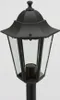 A close-up view of a black outdoor lantern. Produktbild-Vorschau