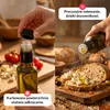 Butelka szklana MARASCA Guala 500ml oliwkowa na oliwę, Podgląd zdjęcia produktu 7
