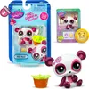 A display of Littlest Pet Shop toys in their packaging, along with a collectible card and a loose toy. Náhled obrázku produktu