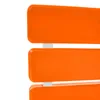 Close-up of an orange folding shower seat attached to a white bracket. Náhled obrázku produktu