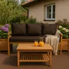 Gartenkissen Set braun – 160x50 + 3x50x56 cm Gartenkissen Produktbild-Vorschau 6