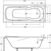 Aqua For You | Badewanne - Besco Wanne - 120x70 Majka Nova Produktbild-Vorschau 3