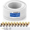 deleyCON HQ+ 20m SAT Koaxial Kabel 135dB - 5-Fach geschirmt Produktbild-Vorschau 1