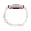 A side view of a pink and rose gold fitness tracker on a white background. Náhled obrázku produktu