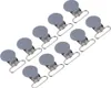10 pezzi 25 mm bretelle rotonde, clip portacinghia, Anteprima dell’immagine prodotto 3