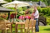 Teak Stapelsessel Massivholz Gartenstuhl Seaside wetterfest Produktbild-Vorschau 11