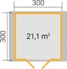 Gartenhaus, Blockbohlenhaus weka inkl. Fußboden 132 hohe Produktbild-Vorschau 4