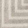 Tappeto a pelo alto moderno e accogliente in beige Anteprima dell’immagine prodotto 3