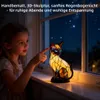 Katzen Lampe, Nachtlicht Siamkatzen mehrfarbig USB, Produktbild-Vorschau 5