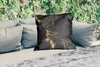 MuchoWow® Outdoor Kissen - Marmor - Schwarz - Gold - Luxus Produktbild-Vorschau 2