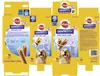 A flat lay of a dog treat multipack box, showing all sides of the packaging. Produktbild-Vorschau