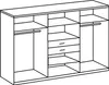 Kleiderschrank Drehtürenschrank Schlafzimmerschrank Schrank Produktbild-Vorschau 6