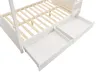Etagenbett 2 x 120 x 200 cm - 2 Schubladen - Kiefer und MDF Produktbild-Vorschau 5