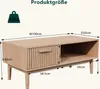 Rattanowy stolik kawowy Fortuna Lai - naturalne kolory Podgląd zdjęcia produktu 3
