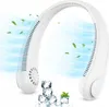 Přenosný ventilátor na krk - bílý Náhled obrázku produktu 2