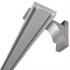 Support mural pour rail de rideau Aluminium - Argent 8 cm Voir les images du produit 3