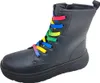 Geox J Phaolae, stivali da bambina con lacci, colore nero, Anteprima dell’immagine prodotto 8