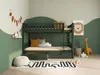 FURNLUX Etagenbett Viggo Grün 90x200cm / Hauptfarbe: Grün / Produktbild-Vorschau 5