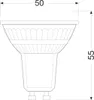 Led Gu10 2w Chaud Ultra Efficiente, Lumière Chaude, Voir les images du produit 4