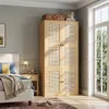 Armadio in rattan, pensile con appendiabiti e cassetti, Anteprima dell’immagine prodotto 3