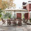 Outsunny Doppelsonnenschirm 436 x 260 cm UV Schutz Stahl Produktbild-Vorschau 8