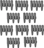 A collection of dark gray garden border fence sections arranged in rows against a white background. Produktbild-Vorschau