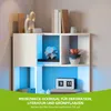 YITAHOME Bücherregal mit LED, Eckregal mit 6 Ebenen, 64 x Produktbild-Vorschau 4