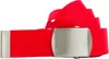 Stoffgürtel 4cm Breite Bandgürtel Silberne Automatik Produktbild-Vorschau 1