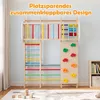 COSTWAY 8 in 1 Klettergerüst Holz, Klappbares Produktbild-Vorschau 8