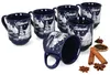 set de 6 tasses à vin chaud 0,2L bleu foncé Paysage de Noël Voir les images du produit 1