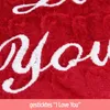 Herz Plüschkissen "I love you" - ca. 25 x 28 cm Produktbild-Vorschau 3