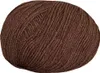 A ball of brown yarn on a white background. Podgląd zdjęcia produktu