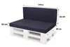 Palettenmöbel sitzkissen set Dunkelblau 120x60+Rückenkissen Produktbild-Vorschau 2
